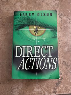 Direct Actions 2005 first edition book signed inscribed by author Terry Olson 