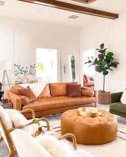 Leather couch