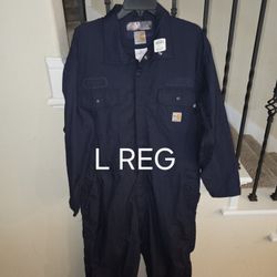 CARHARTT FRC CONFORT LIGHT WEIGHT NAVY BLUE COVERALLS 