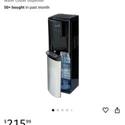 Primo Stainless Steel 1 Spout Bottom Load Hot, Cold and Cool Water Cooler Dispenser