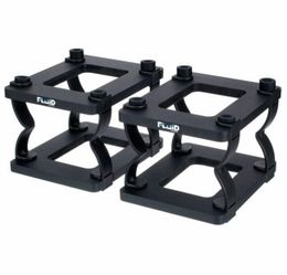 Fluid Audio Studio Monitor isolation acoustic dampener stands for 4” - 6.5” monitors