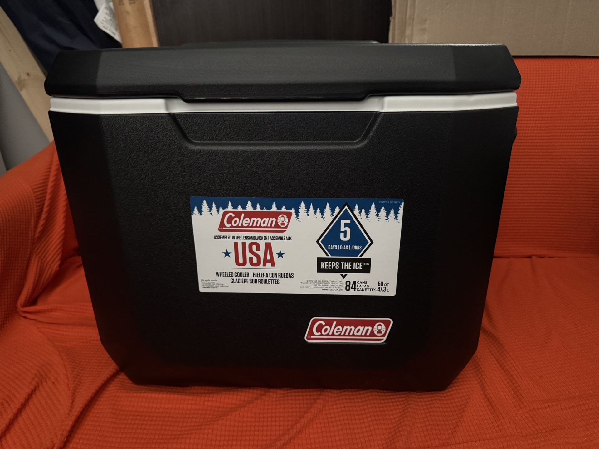 New Coleman 50Qt Cooler.