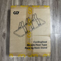 New 3 Bike Floor Rack