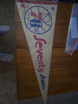 Philadelphia 76ers 1967 World Champions Pennant