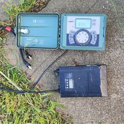 Orbit Sprinkler Timer And Hampton Bay landscape lighting transformer