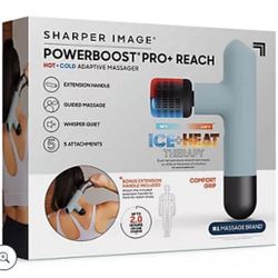 Sharper Image PowerBoost Pro Plus Hot and Cold Compact Body Massager