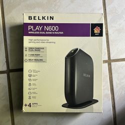 Belkin PLAY N600 Wireless Dual-Band N Router