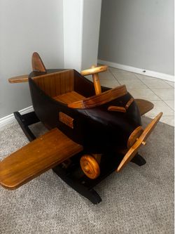 Wooden rocking plane