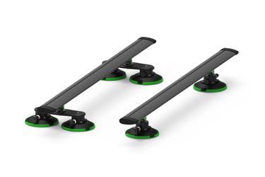 TreeFrog Pro Black Vacuum Mounted Crossbar Multi-Sport & Cargo Roof Rack