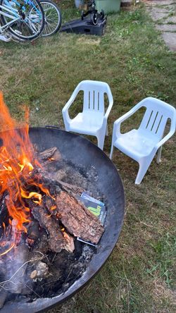 Two outdoor kid chairs