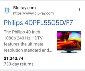 Phillips 40" TV