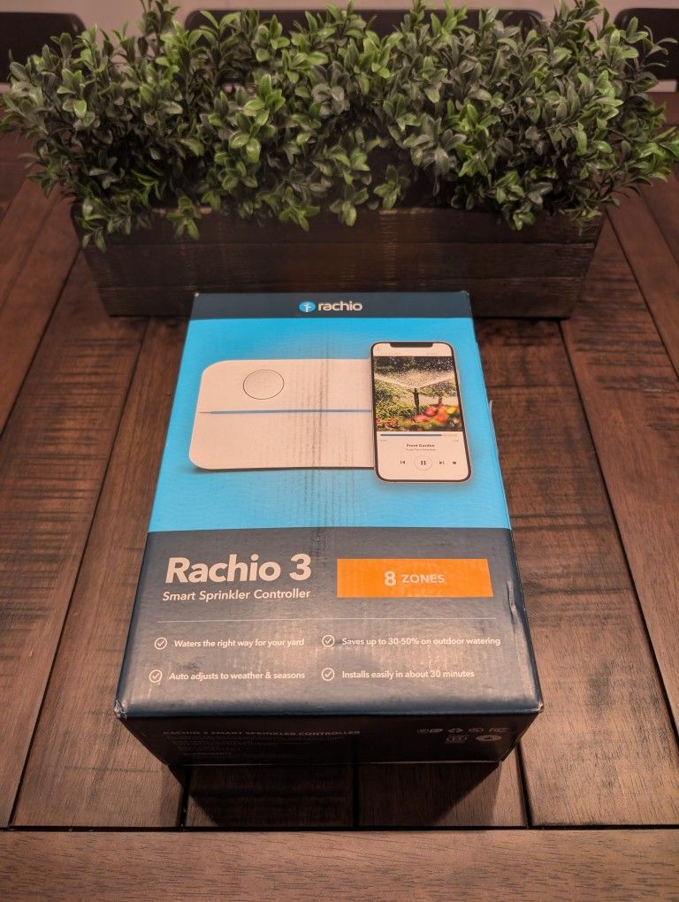 *BRAND NEW* Rachio R3 Smart Sprinkler Irrigation Controller, 8 Zone