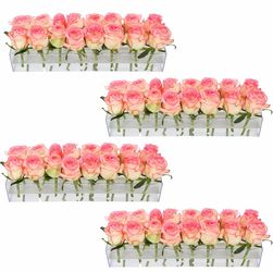 acrylic flower vase centerpieces