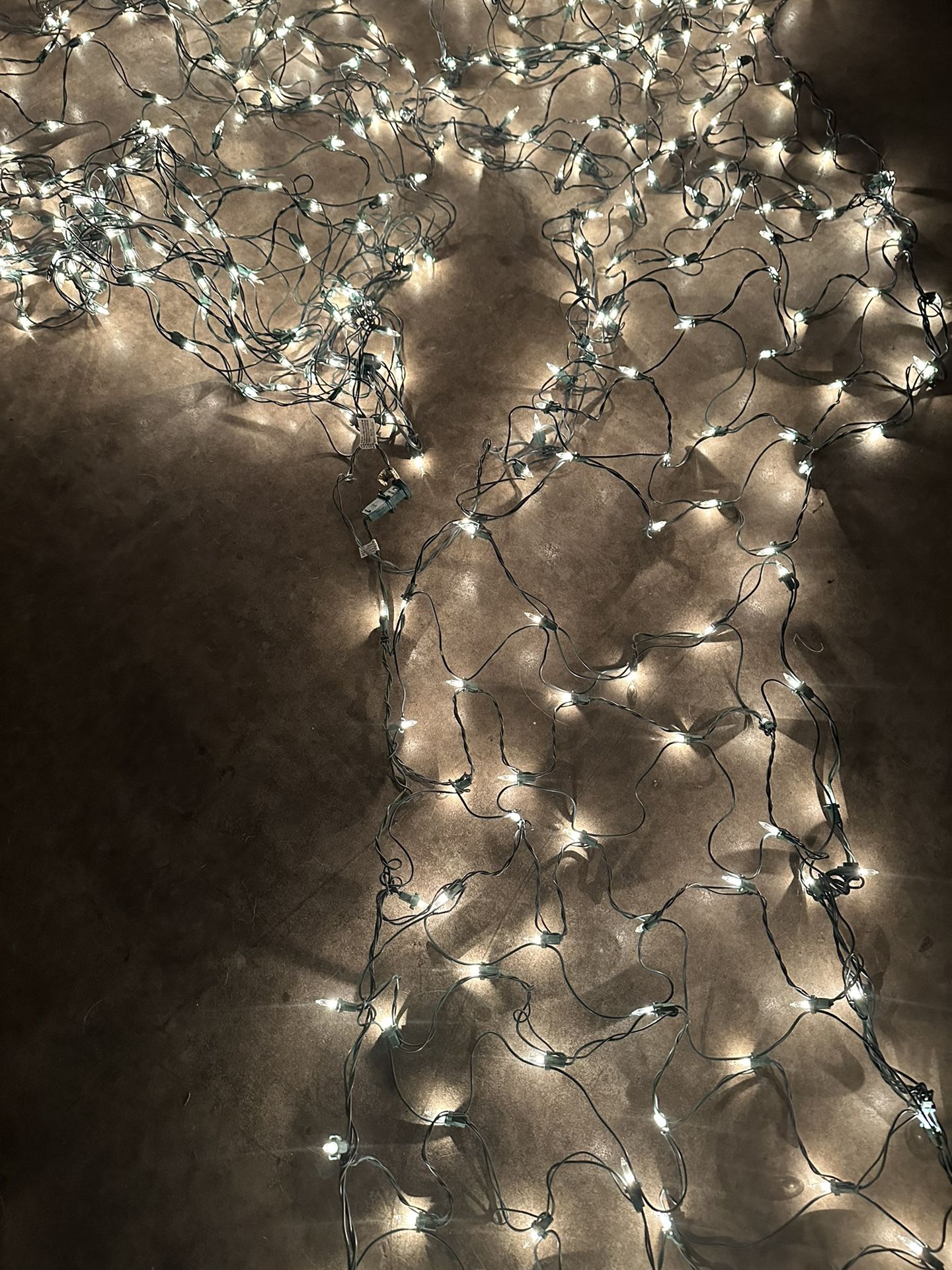 4 Sets of 150 LED Mini Net Lights Warm White