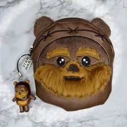 Loungefly Disney Star Wars Ewok Wicket Vintage Coin Purse With Charm