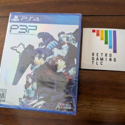 Persona 3 Portable SDCC foil variant for PS4 (new - sealed)
