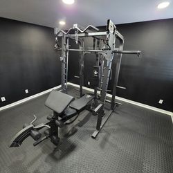 Smith Machine 2001 | Multi-Use Adj Bench | Gym Equipment | Fitness | Squat Rack | Excercise |🔴WEIGHTS AND BARBELL SOLD SEPARATELY 🔴 FREE DELIVERY 🚚