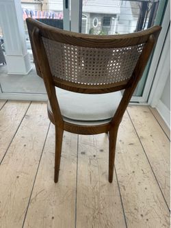 Crate & Barrel Libby Light Brown Dining Chair