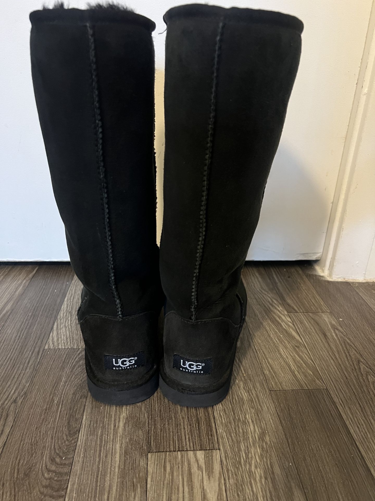 Tall Black Ugg Boots Women’s Size 10 