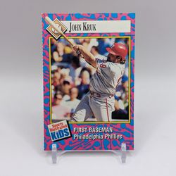 1993 Sports Illustrated Si Kids Sifk baseball JOHN KRUK Philadelphia Phillies