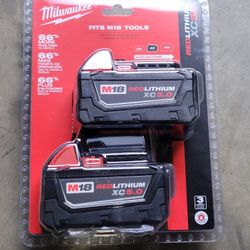 Milwaukee 5.0 Batteries 