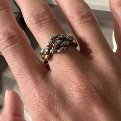 Antique Diamond Flexible Ring 