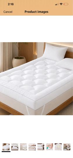 Inch Queen Size Memory Foam Mattress Topper for Back Pain Relief 5 Inch Extra Thick Gel Memory Foam, Pressure Relief Pillow Top Support, Breathable So