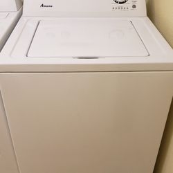 "AMANA" WASHER & DRYER SET, BOTH WORK GREAT