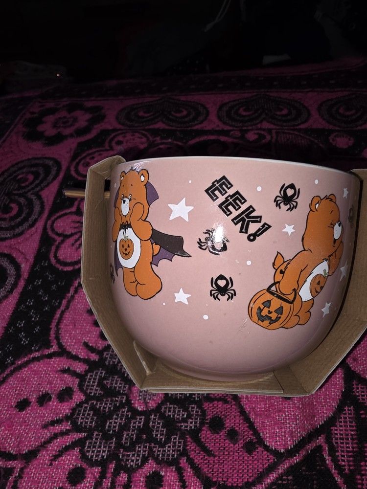 Carebear Halloween Ramen Bowl