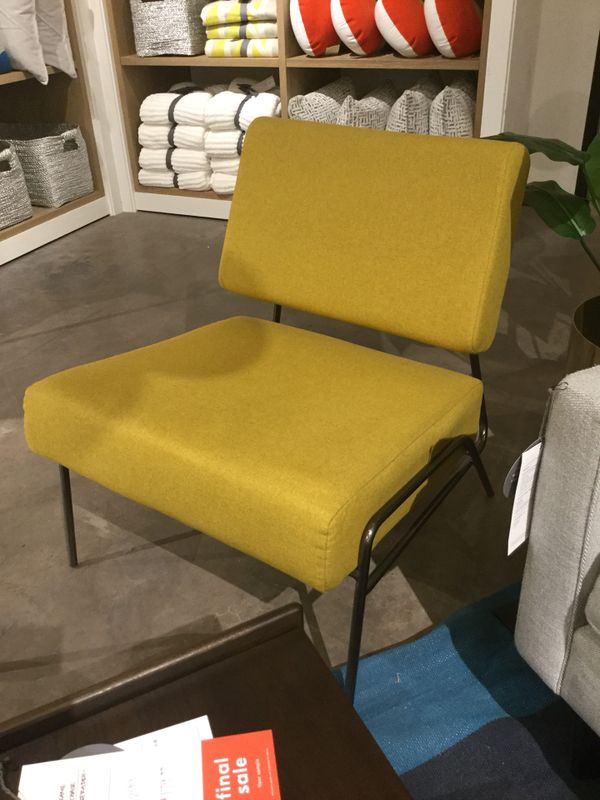 West Elm Wire Frame Slipper Chair Dark Horseradish For Sale In Phoenix Az Offerup