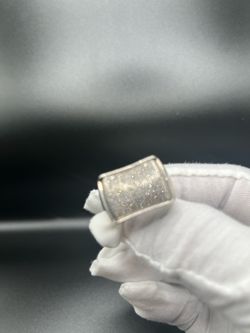 Silver diamond 💎 ring size 10
