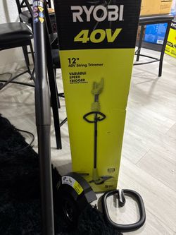 RYOBI 40V 12" Cordless String Trimmer  Tool only does not come with valerie