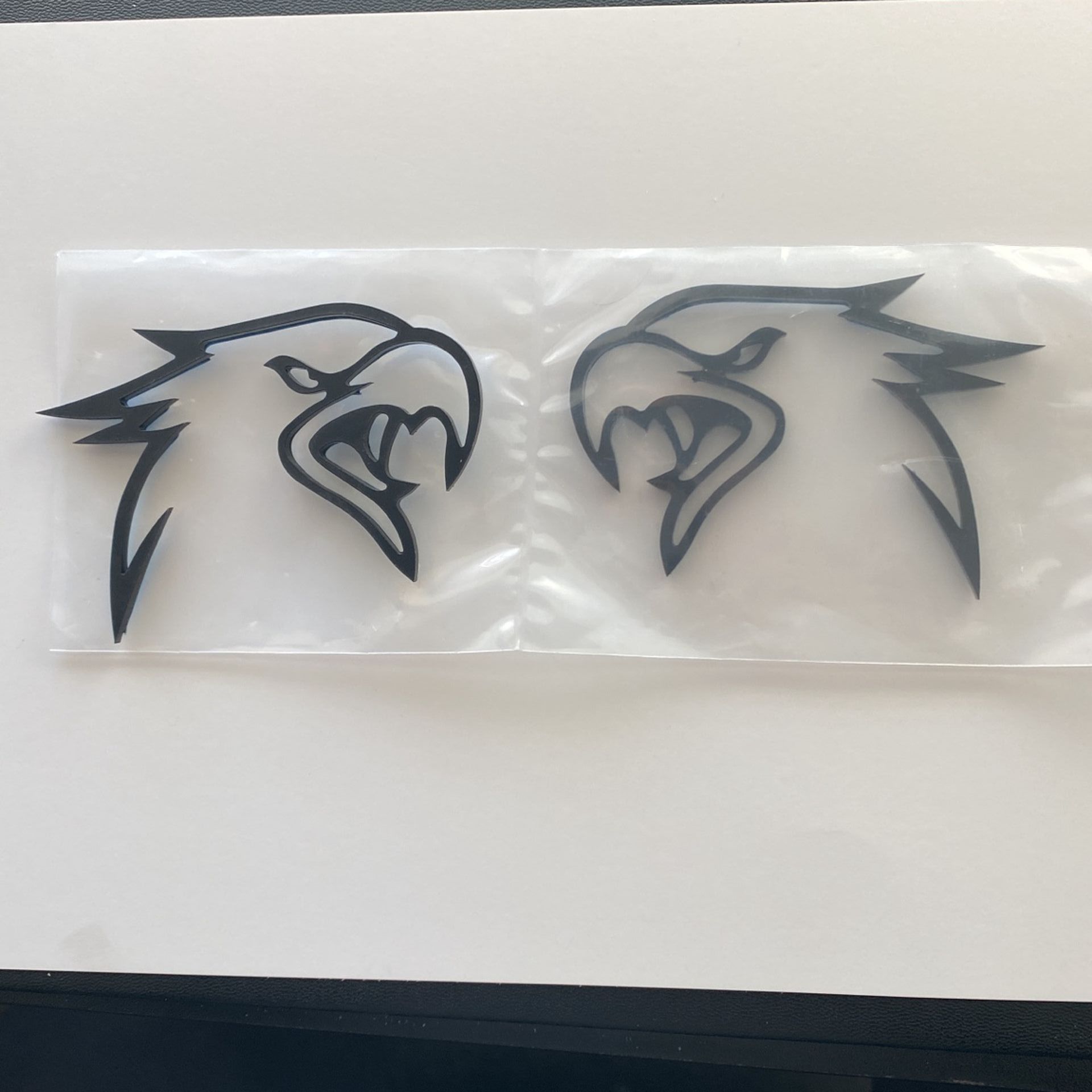 Matte Black TRAILHAWK Emblems