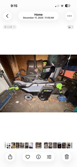 Ego Power Snowblower 