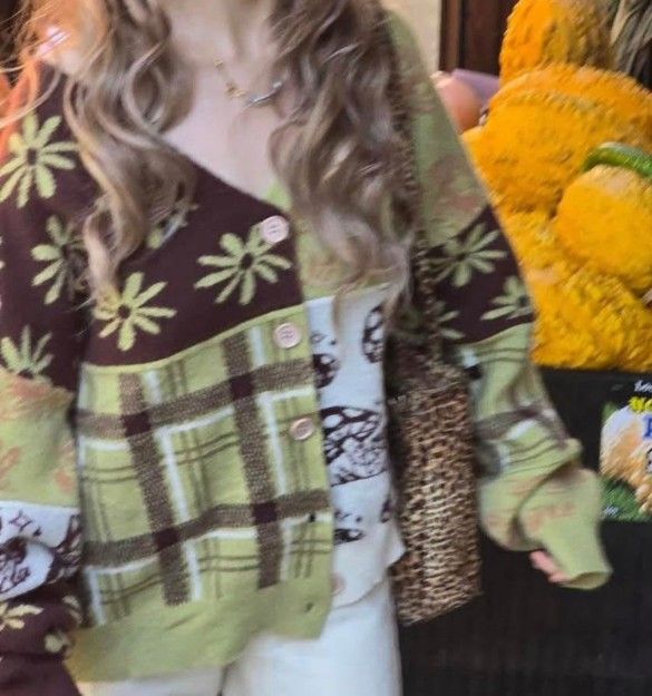 Mushroom Cardigan Fairy core