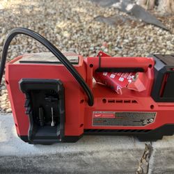 Like new Milwaukee inflator 18V