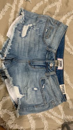 VS Punk denim low rise cut off shorts