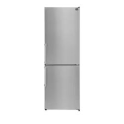 Forno Guardia 23.4 in. Stainless Steel Bottom Freezer Refrigerator Right Swing, 10.8 cu. ft.