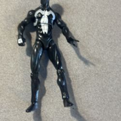 Marvel Legend Figure Spider-Man Symbiote Black Suit Costume 2009 Hasbro Poseable