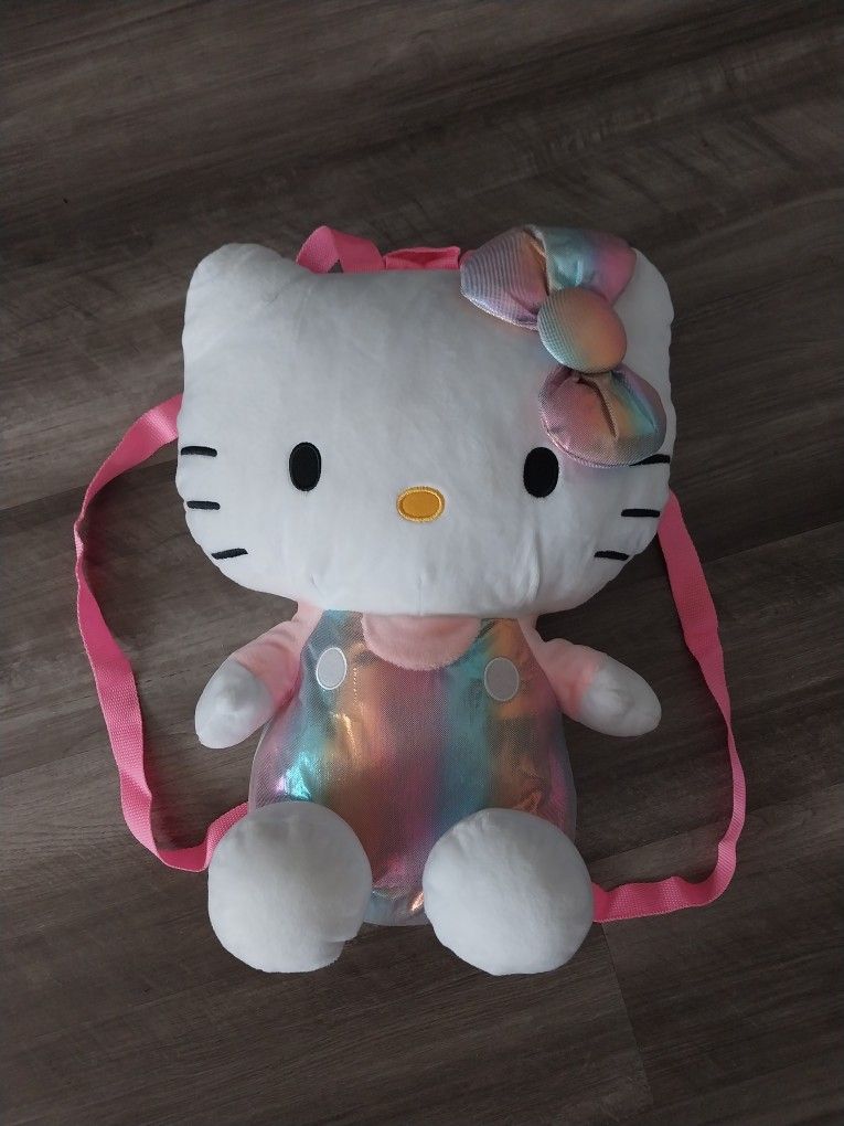 Rainbow Hello Kitty Backpack