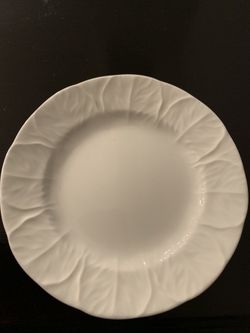 Wedgwood Dessert Bread Plate Elegant White Bone China England 6"