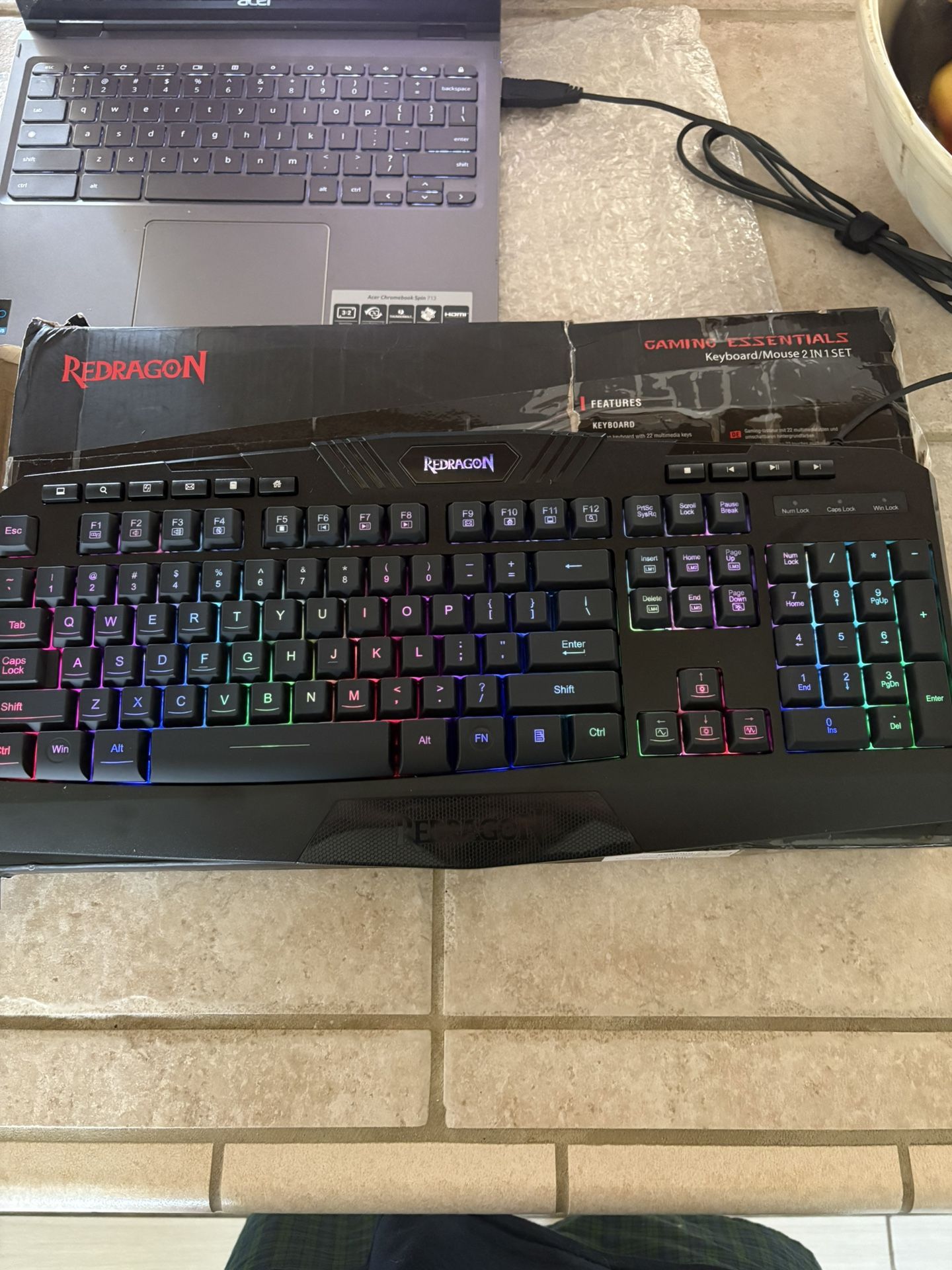 REDRAGON 2 in 1 Gaming Mouse and Keyboard