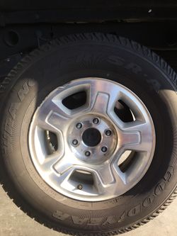 17” wheels with tires