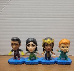 4 Marvel The Eternals 4" Tall Toy Figure Lot of Five 2020 McDonalds Happy Meal