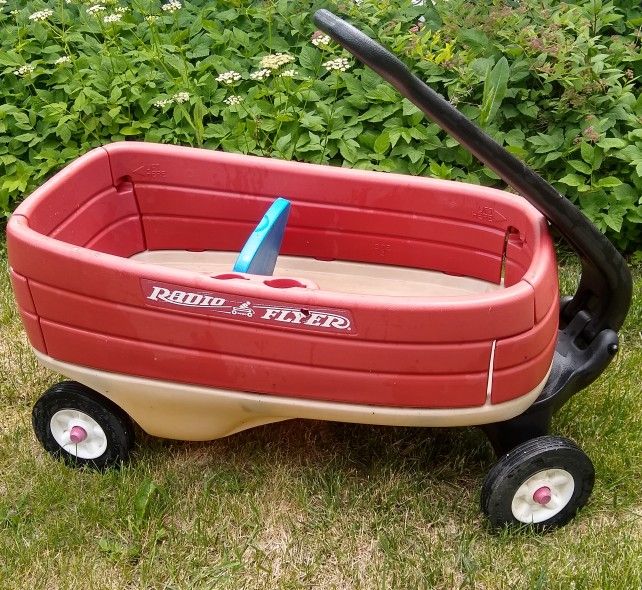 Red Radio Flyer Wagon Plastic