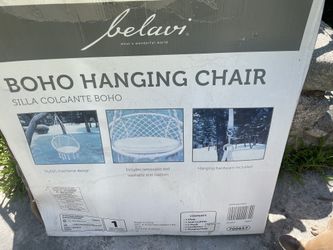 New Swinging chair dangling 