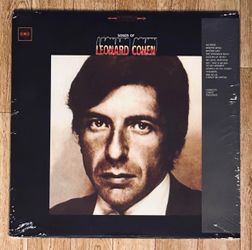 Leonard Cohen Vinyl Record - Songs Of Leonard Cohen - New Sealed