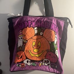 Disney Halloween Mickey Pumpkin Tote Bag 