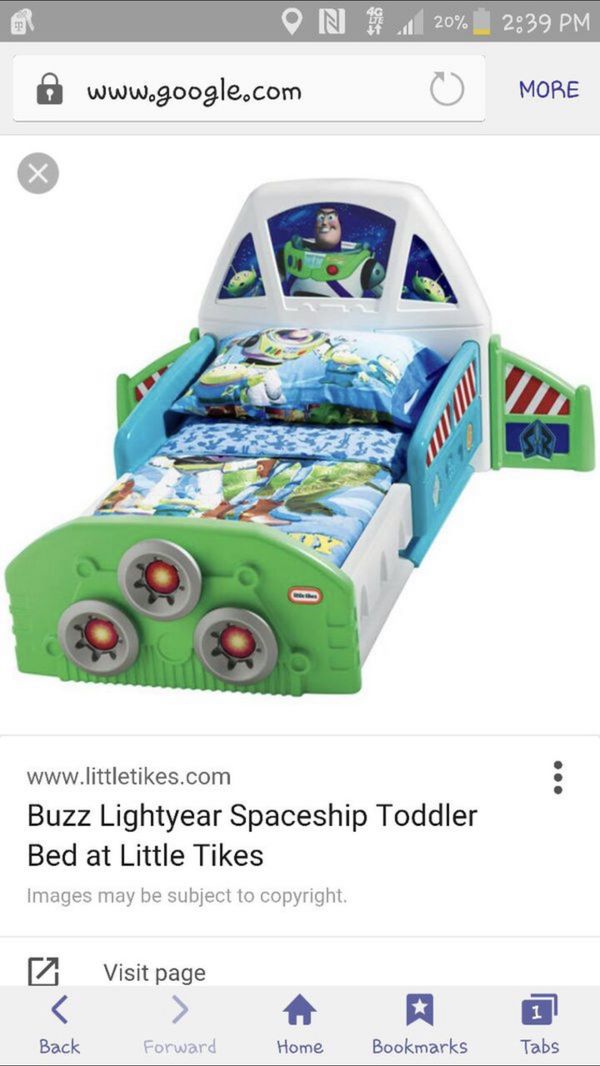 buzz lightyear ready bed