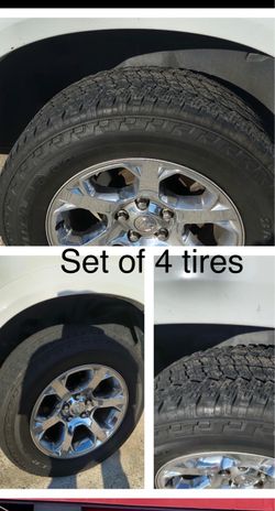 Set of 4 Tires - Bridgestone Duel A/T 275 65R20
